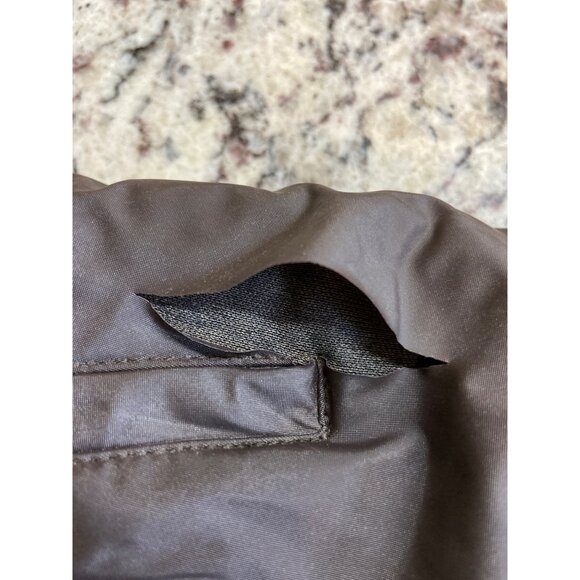 FU DA Faux Fur Vest Women’s M  Brown  Reversible Shaggy Sleeveless Jacket Boho - Picture 9 of 10